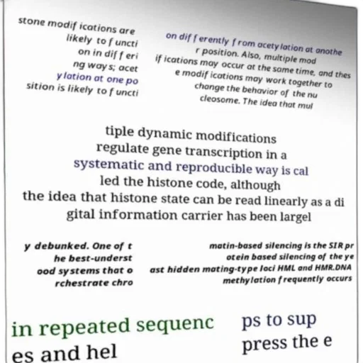 scientific, illustration, explaining, concept, histone, modifications, their, role transparent PNG cut-out