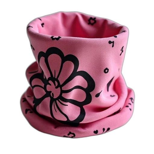hat, crown, jewelry, flower, 3d render, pink, neck, gaiter transparent PNG cut-out