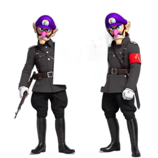 weapon, hat, mask, staff, concept art, 3d render, pixel art, dark transparent PNG cut-out