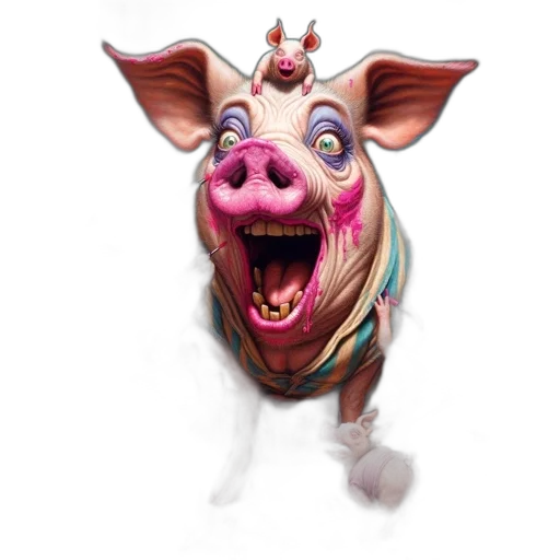 animal, mask, face, creature, concept art, 3d render, photorealistic, fantasy art transparent PNG cut-out