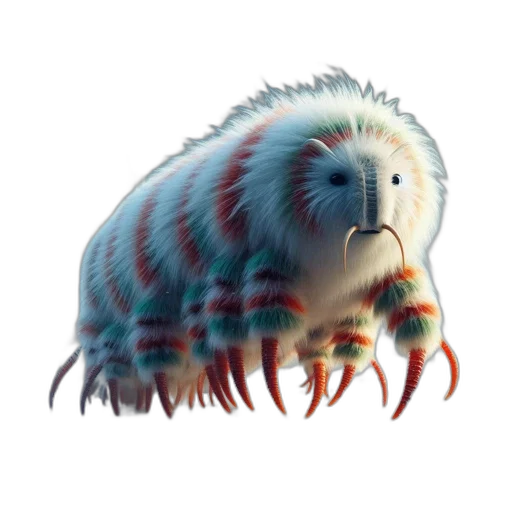 creature, animal, hair, dragon, concept art, 3d render, watercolor, pixel art transparent PNG cut-out