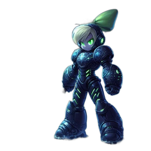 robot, creature, weapon, staff, concept art, pixel art, 3d render, fantasy art transparent PNG cut-out