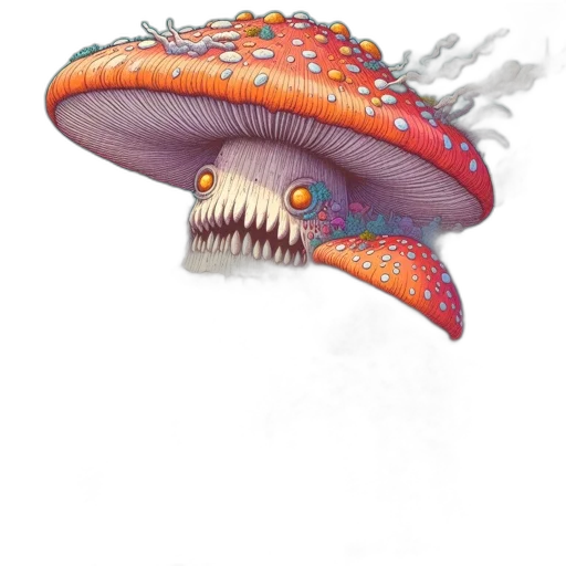dragon, creature, hat, mask, concept art, watercolor, fantasy art, photorealistic transparent PNG cut-out