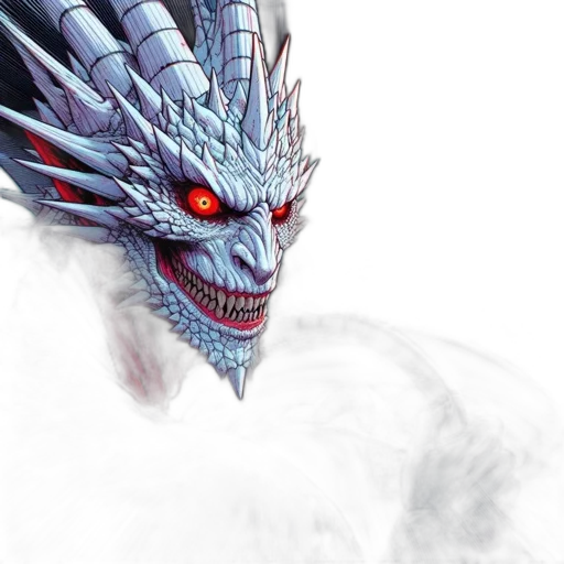 dragon, mask, creature, face, fantasy art, concept art, photorealistic, 3d render transparent PNG cut-out