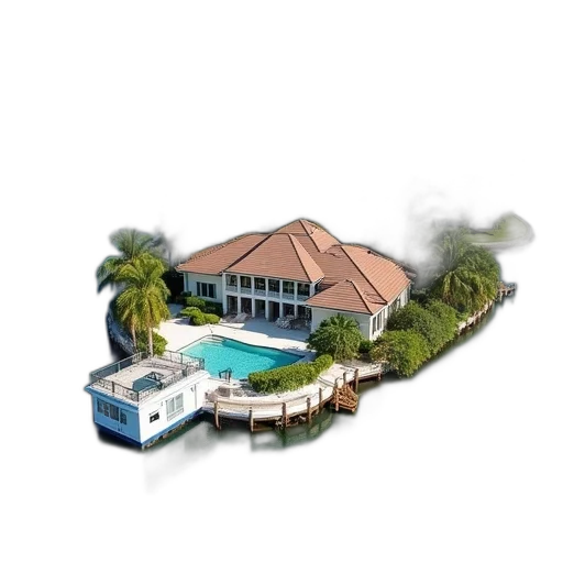 building, 3d render, photorealistic, concept art transparent PNG cut-out