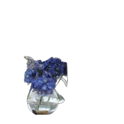 jewelry, crown, flower, bottle, 3d render, photorealistic, blue, serene transparent PNG cut-out