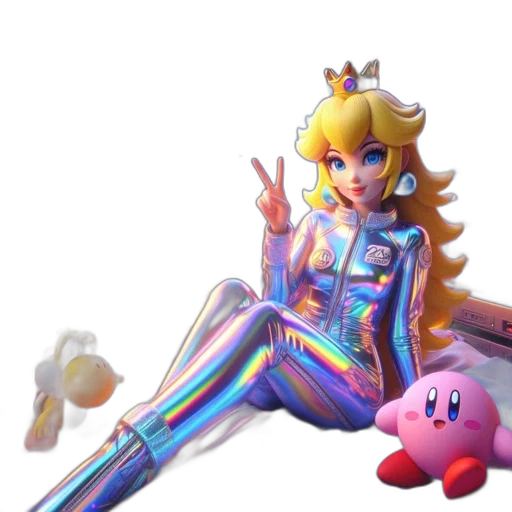 dress, weapon, robot, vaporwave, concept art, pixel art, 3d render, pastel transparent PNG cut-out