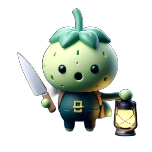 staff, weapon, sword, creature, concept art, 3d render, fantasy art, pixel art transparent PNG cut-out