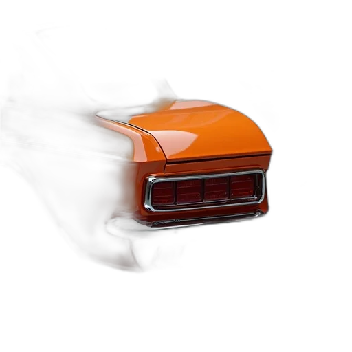 car, weapon, 3d render, concept art, photorealistic, fire, fog, close-up transparent PNG cut-out