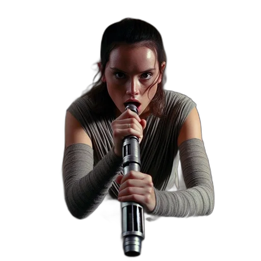 staff, weapon, robot, jacket, concept art, photorealistic, pixel art, 3d render transparent PNG cut-out
