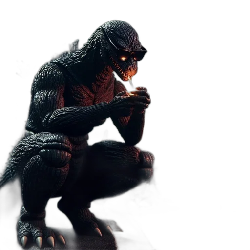 creature, animal, concept art, 3d render, comic book art, photorealistic, anthropomorphic, monster transparent PNG cut-out
