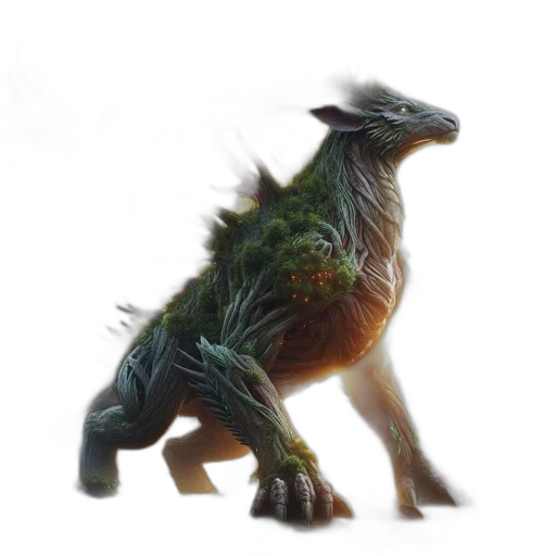 dragon, creature, animal, staff, concept art, 3d render, fantasy art, photorealistic transparent PNG cut-out