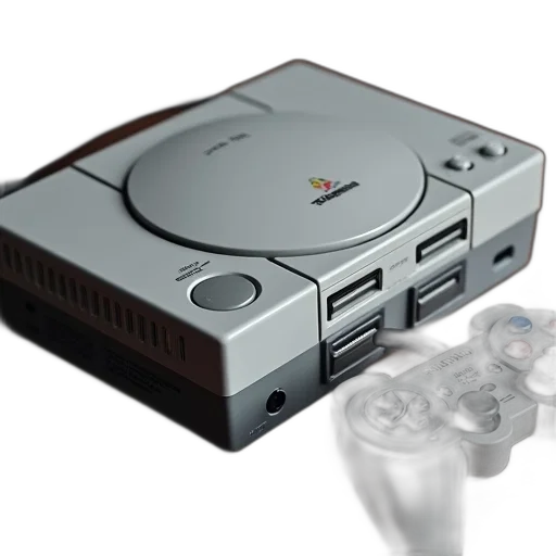 weapon, 3d render, sony, classic, console transparent PNG cut-out