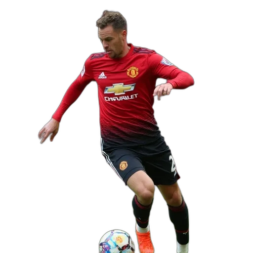 cartoon, david, fletcher, manchester, united, action, during, training transparent PNG cut-out