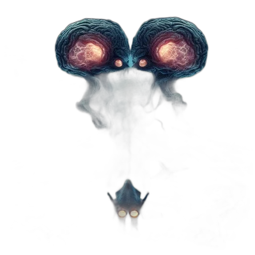 robot, mask, creature, face, concept art, pixel art, fantasy art, 3d render transparent PNG cut-out