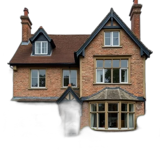 building, 3d render, photorealistic, concept art, fog, city street, town, lulworth transparent PNG cut-out