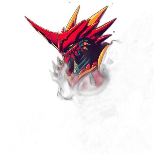 dragon, mask, face, creature, fantasy art, concept art, pixel art, 3d render transparent PNG cut-out