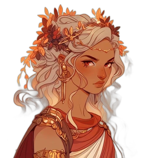 crown, dress, fantasy art, concept art, pixel art, watercolor, golden, earth tones transparent PNG cut-out