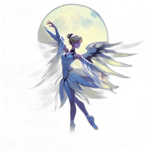 staff, concept art, fantasy art, pixel art, watercolor, blue, pastel, ethereal transparent PNG cut-out