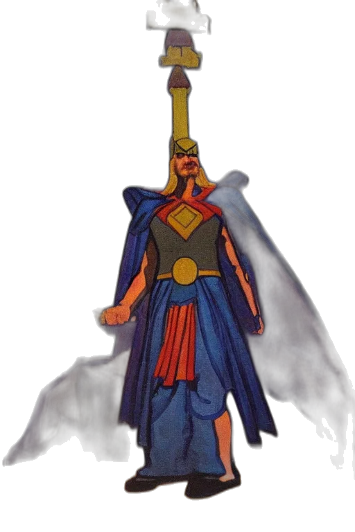 staff, sword, mask, crown transparent PNG cut-out