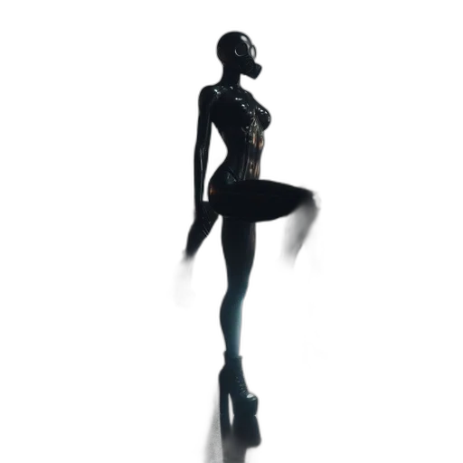 dress, robot, staff, jewelry, 3d render, concept art, photorealistic, fantasy art transparent PNG cut-out