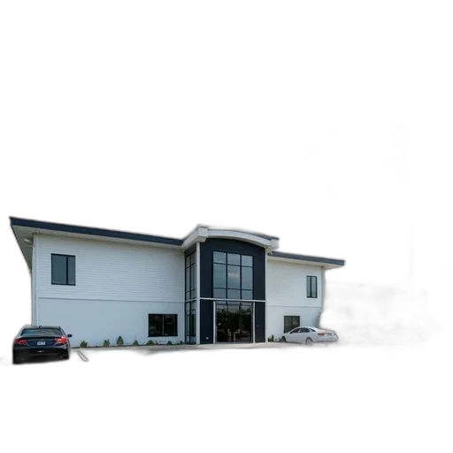 building, furniture, 3d render, photorealistic, concept art, white, black, roof transparent PNG cut-out