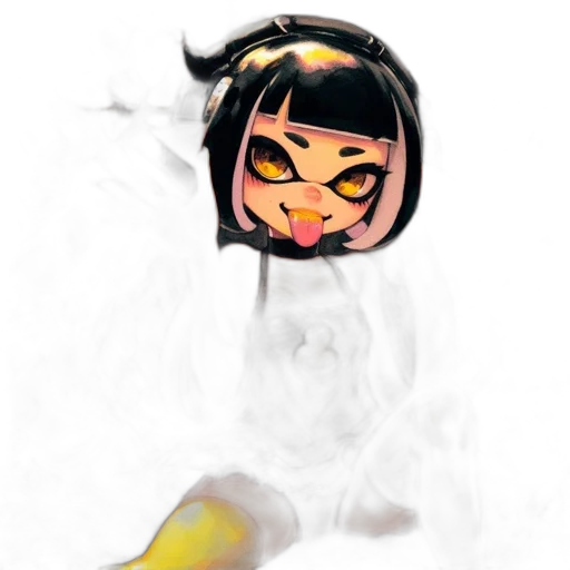 mask, weapon, face, robot, concept art, watercolor, anime, fantasy art transparent PNG cut-out