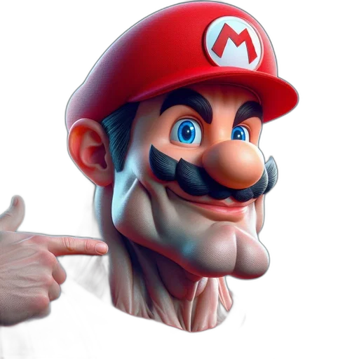 face, hat, mask, creature, 3d render, concept art, photorealistic, cartoon transparent PNG cut-out