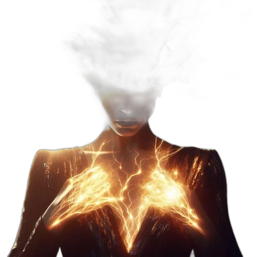 hair, mask, dress, jacket, concept art, fantasy art, photorealistic, cyberpunk transparent PNG cut-out