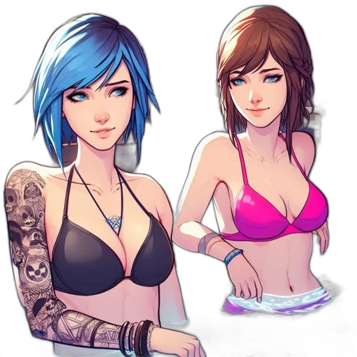 concept art, fantasy art, cyberpunk, cartoon, neon lights, blue, neon, colorful transparent PNG cut-out
