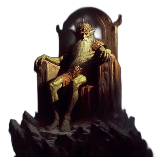 staff, furniture, concept art, fantasy art, comic book art, pixel art, fog, imposing transparent PNG cut-out