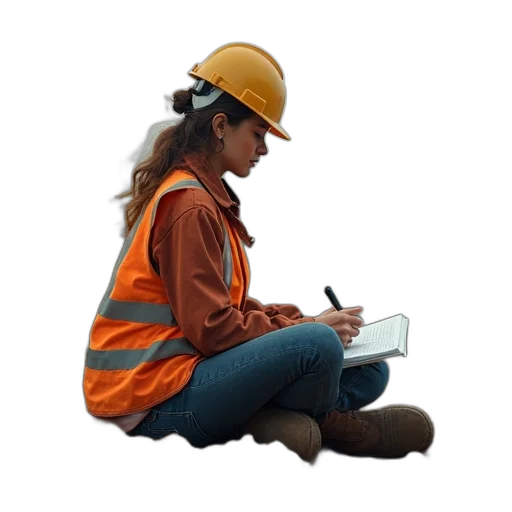 staff, hat, jewelry, robot, photorealistic, concept art, 3d render, woman transparent PNG cut-out
