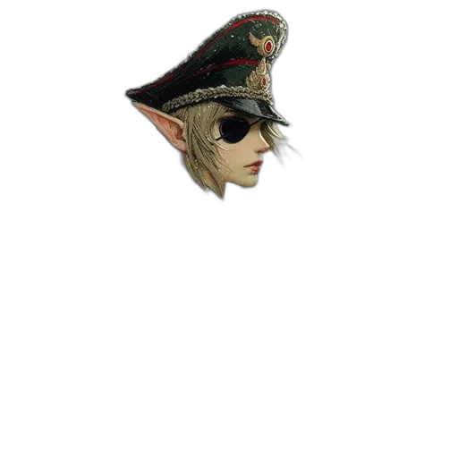 hat, mask, face, crown, 3d render, concept art, photorealistic, cyberpunk transparent PNG cut-out