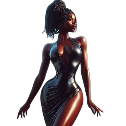 dress, concept art, comic book art, fantasy art, photorealistic, dark, earth tones, woman transparent PNG cut-out