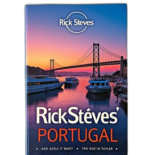 cover, travel, guidebook, titled, rick, steves, portugal, vibrant transparent PNG cut-out