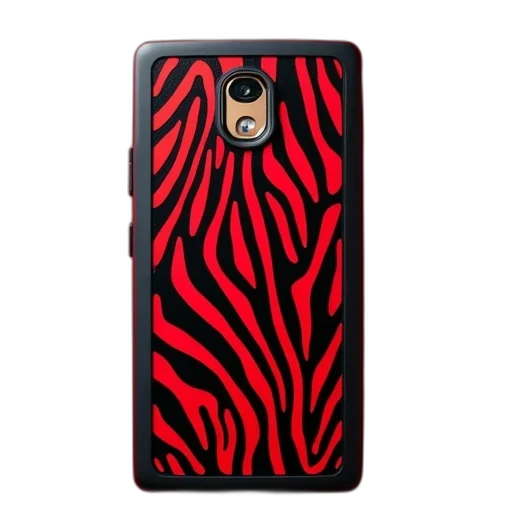 animal, red, zebra, striped transparent PNG cut-out