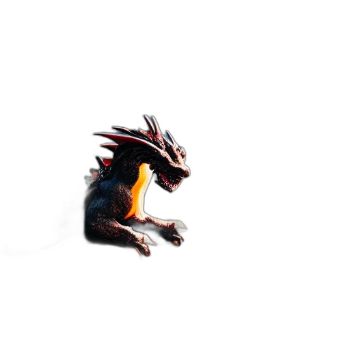 dragon, creature, animal, weapon transparent PNG cut-out