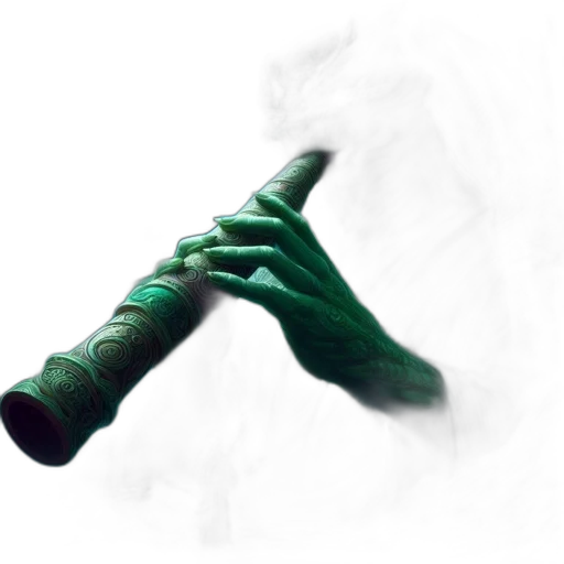 weapon, staff, sword, mask, 3d render, concept art, photorealistic, fantasy art transparent PNG cut-out