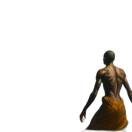 dress, creature, face, mask, concept art, 3d render, photorealistic, fantasy art transparent PNG cut-out