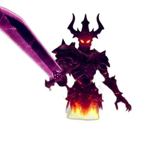 sword, weapon, staff, dragon, concept art, fantasy art, pixel art, 3d render transparent PNG cut-out
