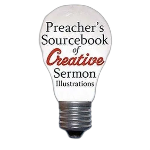 book, cover, light, bulb, design, titled, preacher, sourcebook transparent PNG cut-out