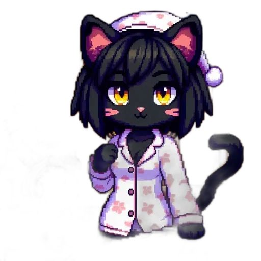 staff, pixel art, anime, concept art, cartoon, dark, monochrome, pixel transparent PNG cut-out