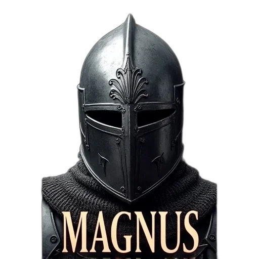 mask, sword, fantasy art, 3d render, concept art, cover, book, magnus transparent PNG cut-out