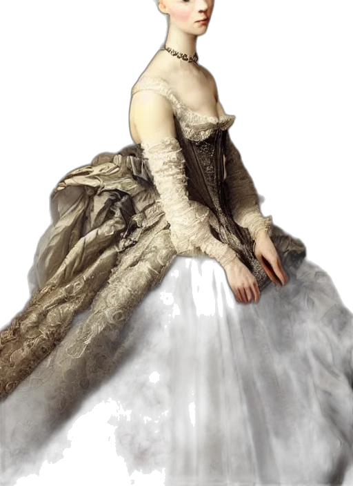 dress, photorealistic, concept art, fantasy art transparent PNG cut-out