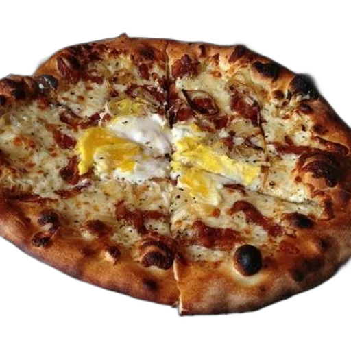 food, crown, face, 3d render, delicious-looking, pizza, cheese, egg transparent PNG cut-out