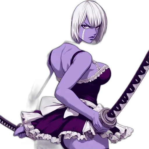 staff, dress, sword, weapon, concept art, fantasy art, comic book art, anime transparent PNG cut-out