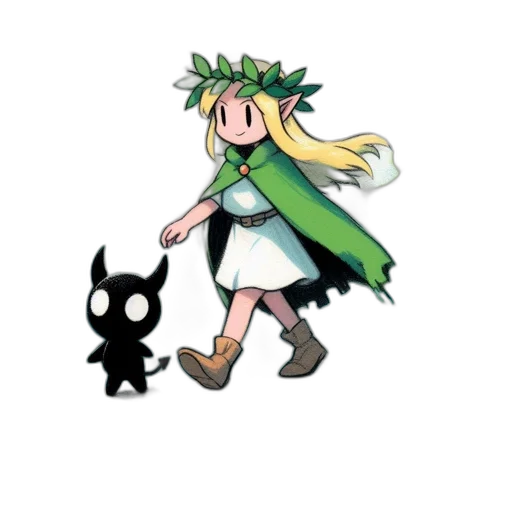 staff, dragon, creature, animal, pixel art, concept art, fantasy art, anime transparent PNG cut-out