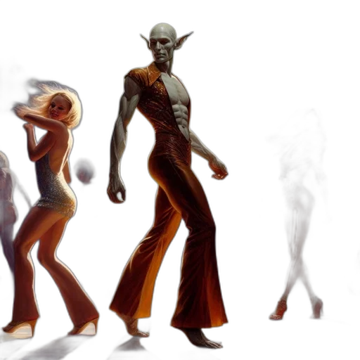 concept art, fantasy art, 3d render, comic book art, outer space, earth tones, dark, red transparent PNG cut-out