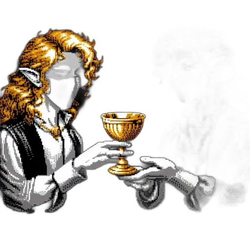jewelry, staff, food, crown, concept art, photorealistic, oil painting, pixel art transparent PNG cut-out