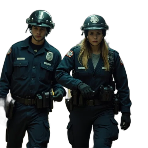 staff, concept art, police, officers transparent PNG cut-out